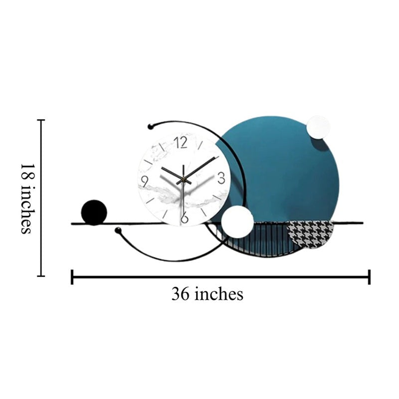 Temporelle Metal Analog Wall clock media 5