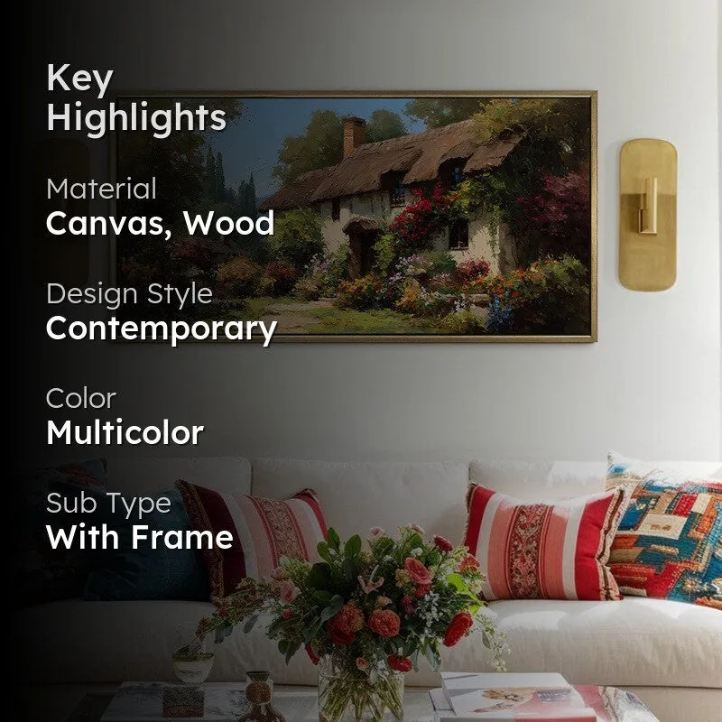 Petalshade Canvas Wall Painting With Frame media 2