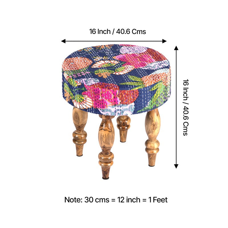 Azora Sheesham Wooden Accent Furniture (Blue) (Living Room) - Three Piece Set media 12