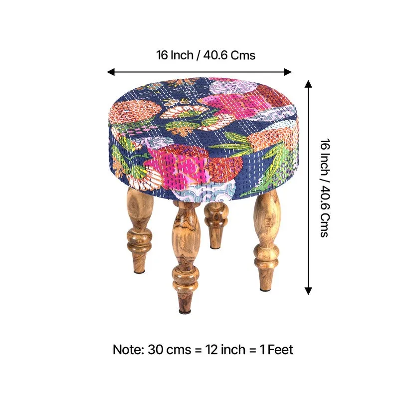 Azora Sheesham Wooden Accent Furniture (Blue) (Living Room) - Three Piece Set media 12