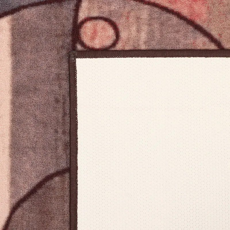 Abstract Maroon Anti-Skid Carpet media 5