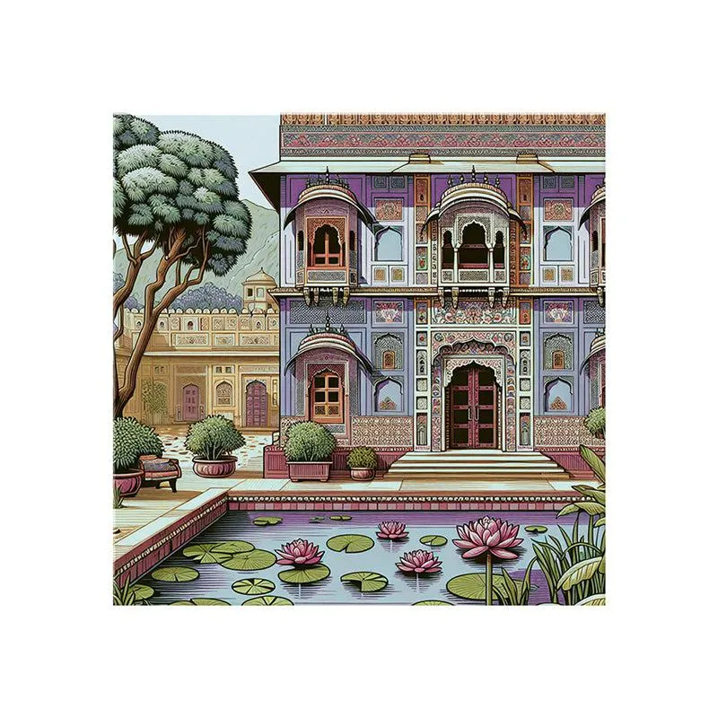 Palace Of Illusion Charm Wall Painting media 4