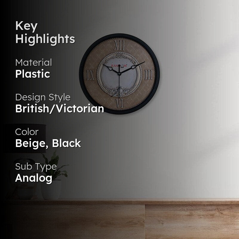 Roman Tick Tick Wall Clock media 2