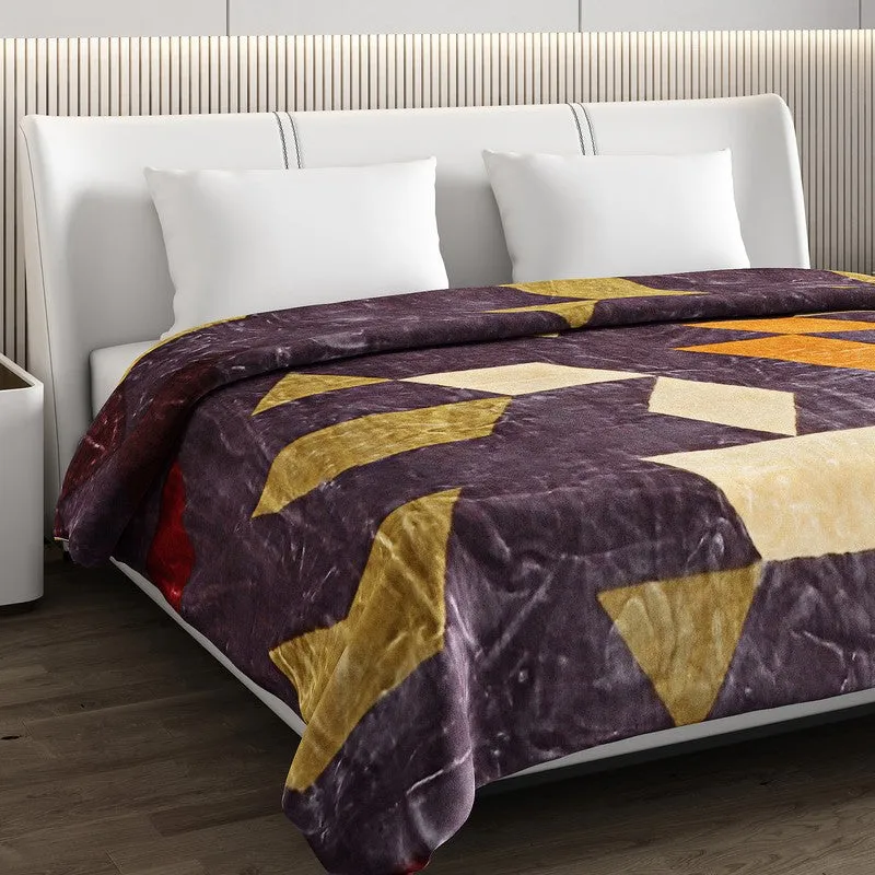 Monte Carlo Autumn Mosaic Blanket - 900 GSM media 4