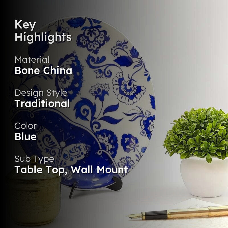 The Blue Garden Decorative Plate image 2