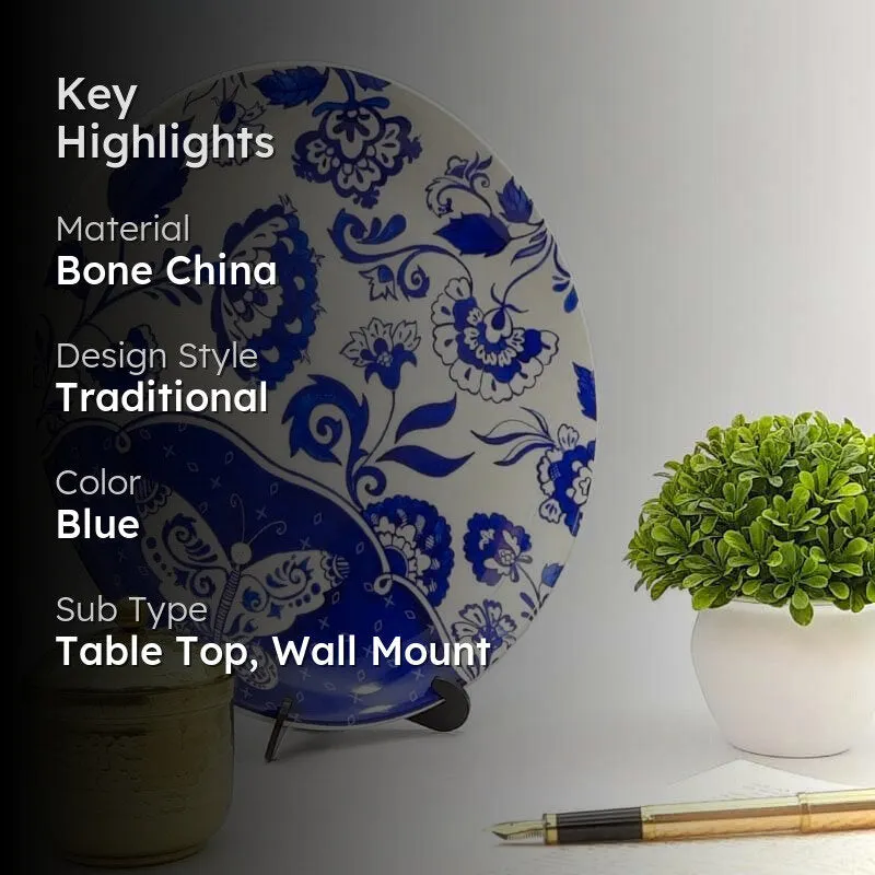 The Blue Garden Decorative Plate media 2
