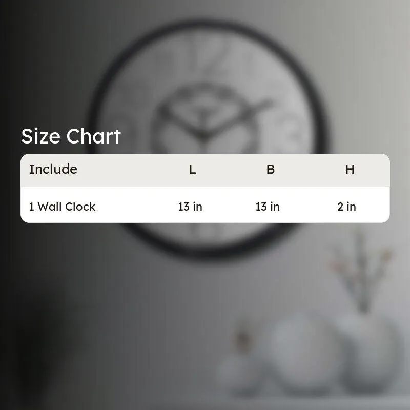 Timetale Analog Wall Clock media 9