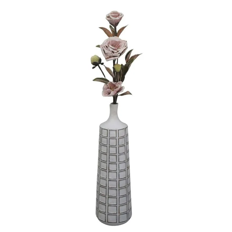 Magnolia Bloom Crafted Artificial Flower - Brown media 6