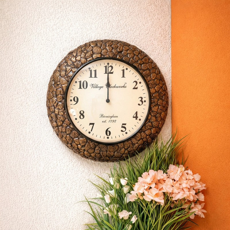 Signature Tick Symphony Wooden Wall Clock