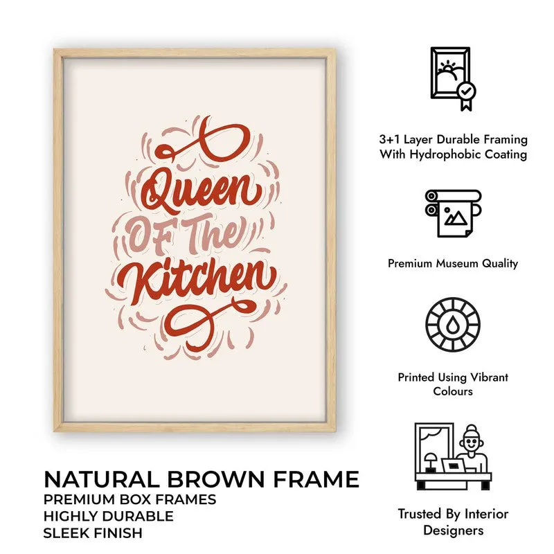 KitchenQueen Archival Canvas Wall Art - Brown media 10