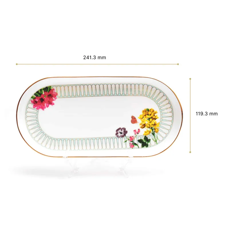 Basant Oval Porcelain Platter media 6