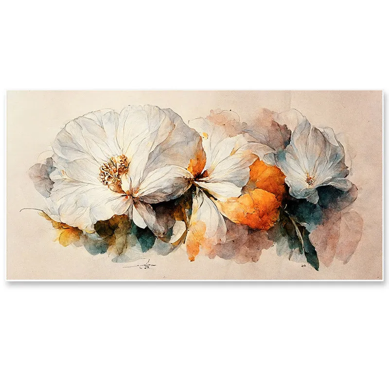 Sansa Daisy Floral Canvas Wall Painting media 4