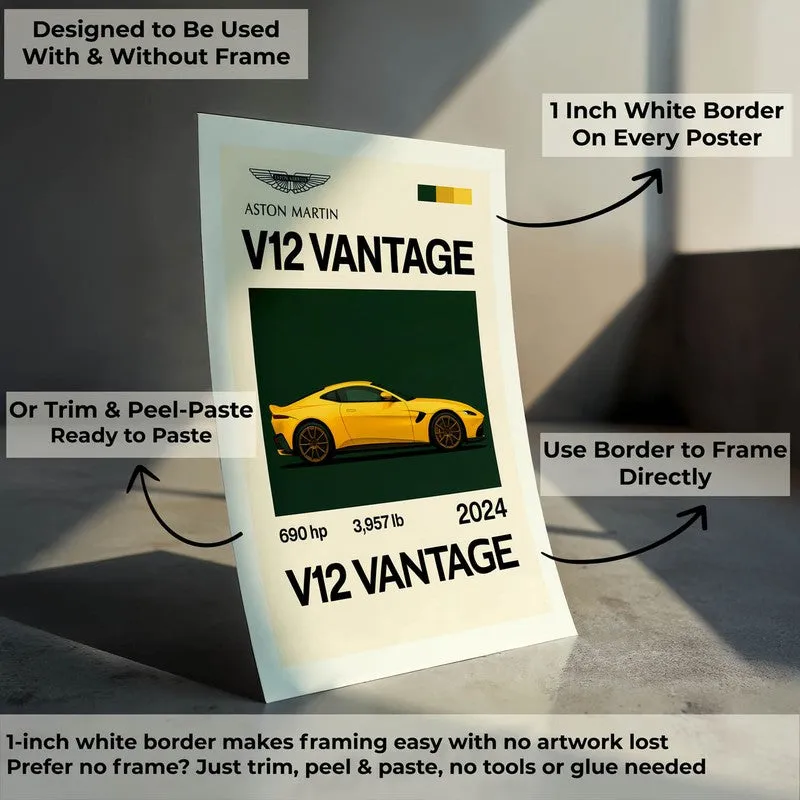 Aston Martin V12 Wall Poster media 8