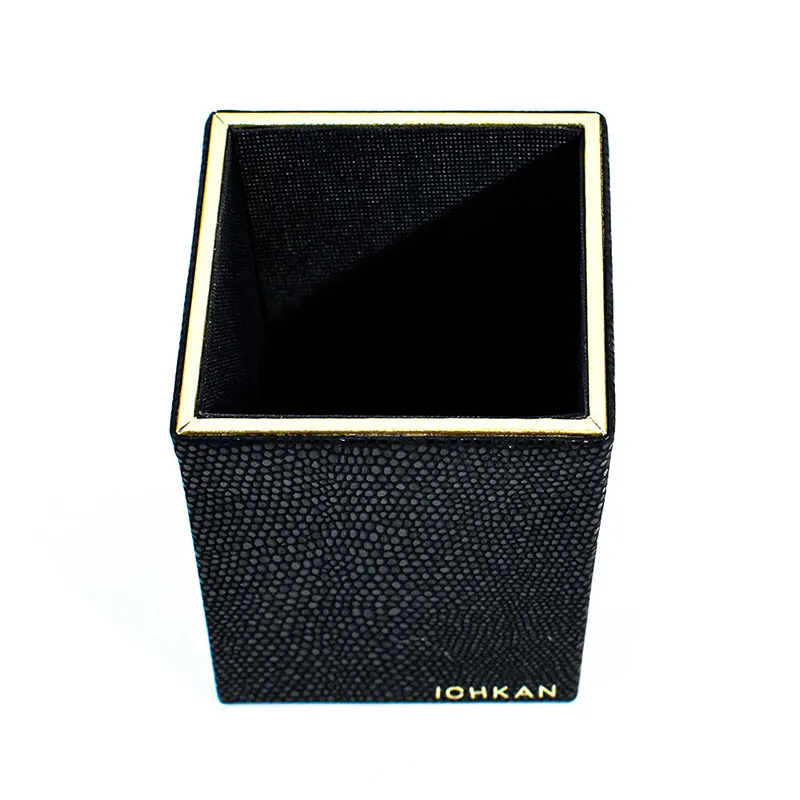 Tisquo Faux Leather Pen Stand - Black media 5