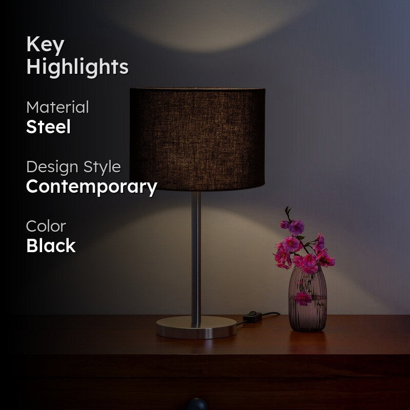 Noctra Aera Glow Metal Table Lamp - Black media 2