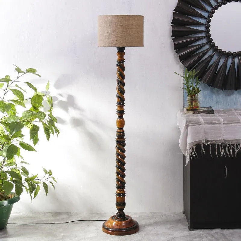 HaloCylinder Floor Lamp (Beige) media 3