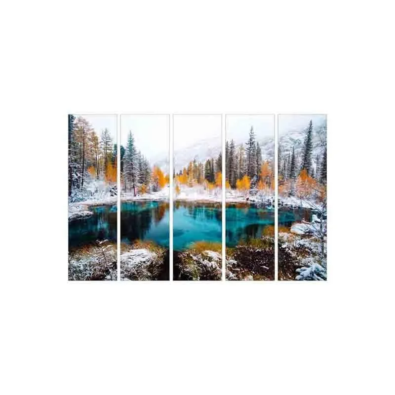 Manali Wall Art - Five Piece Set media 4