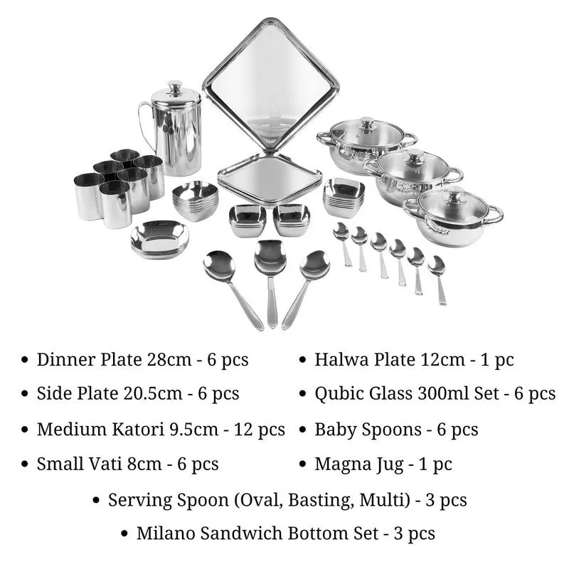 Kraft Solvyn Zorven Dinner Set - 60 Piece Set media 8