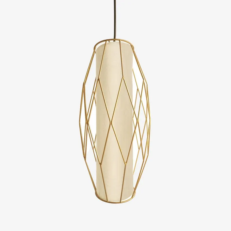 Lustraflare Ori Tall Steel Ceiling Lamp media 4