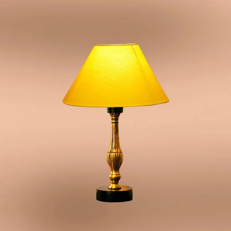 Aurelo Viro Wooden Table Lamp - Yellow media 5
