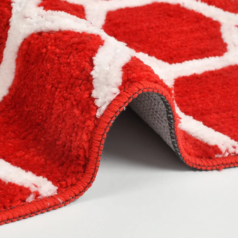 Trevona Cotton Bath Mat - Red media 8