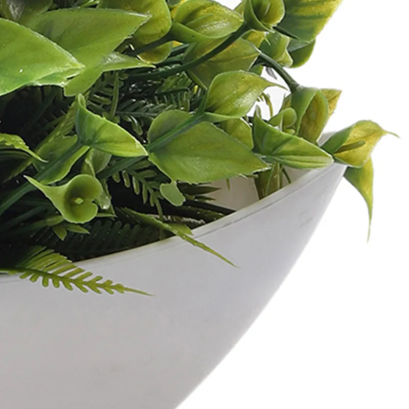 Harina Artificial Plant With Black Plastic Pot - Green media 3