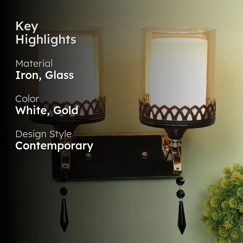 Kyril Duo Iron Wall Lamp media 2