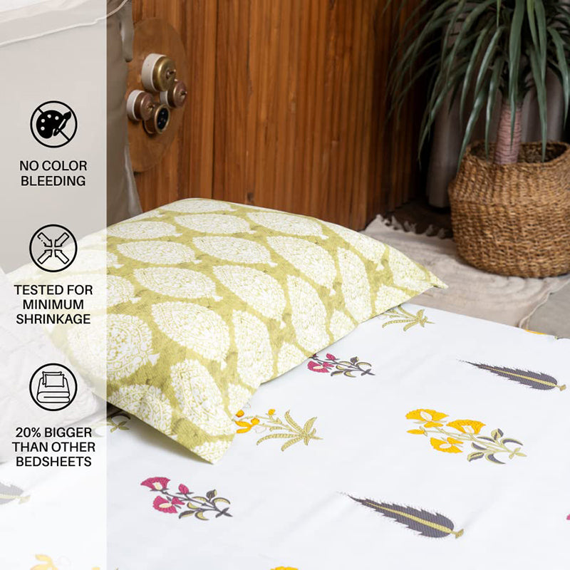 Urban Space Bageecha Cotton Bedsheet - 200 TC media 5