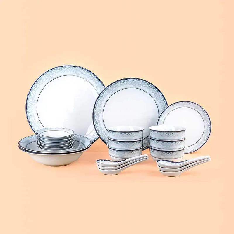 Classic Modern Dinner Set - 33 Piece Set media 1