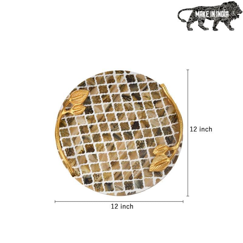 Bero Grided Wood Platter media 4