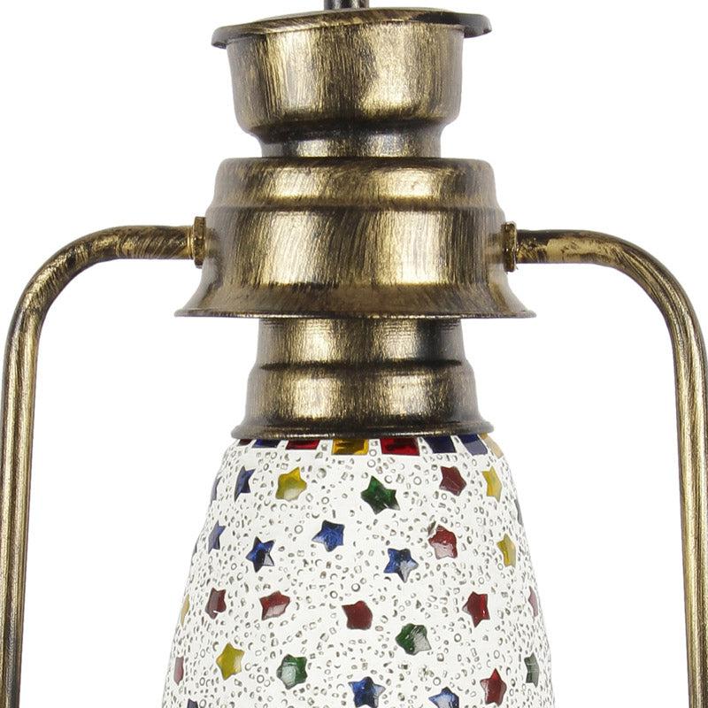 Divyara Mosaic Lantern Iron Wall Lamp - Gold media 6