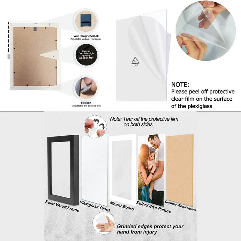 Memories To Rejoice Photo Frames (Brown) - Set Of Ten media 7