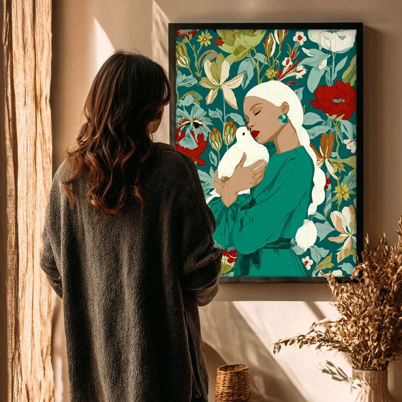 Aureth Canvas Wall Painting With Black Frame media 4