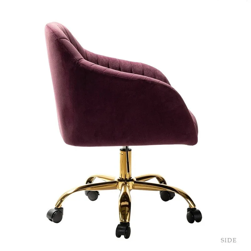 Seaton Metal Office Chair  -  Purple media 5