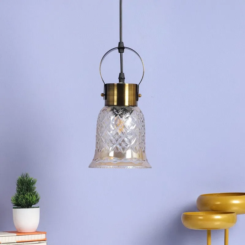 Eloria Pendant Glass Ceiling Lamp media 3