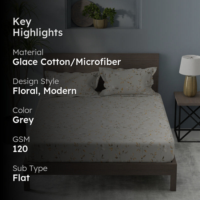 JardinLoom Single Microfiber Bedsheet - 120 GSM media 2