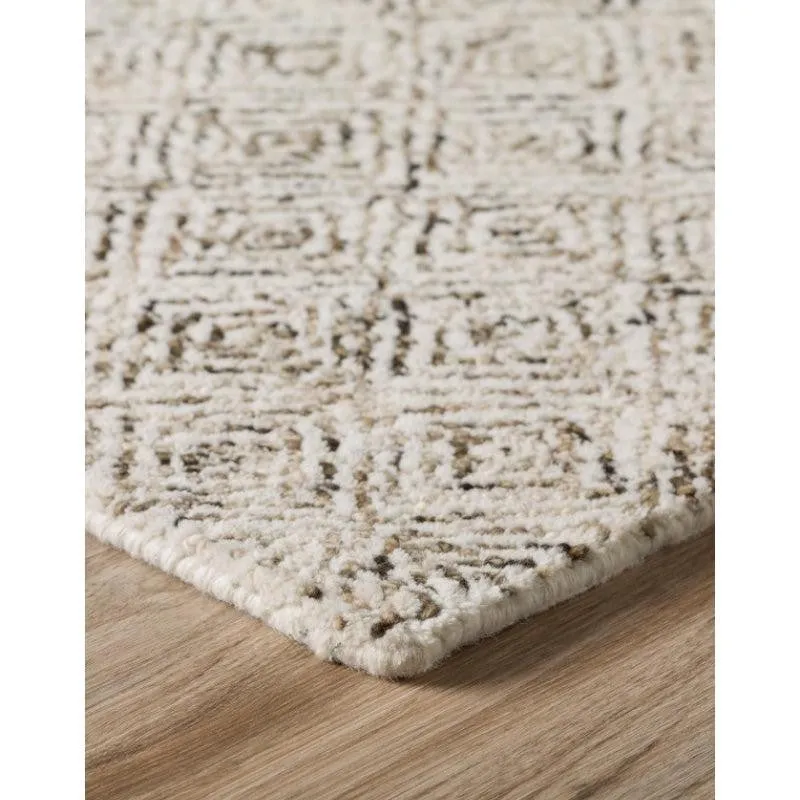 Timeless Textures Hand Tufted Wool Rug - Brown & White media 5