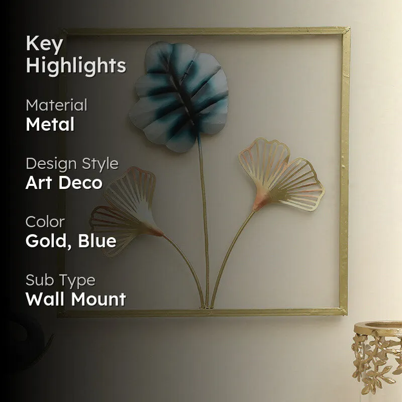 Valenta Floral Metal Wall Accent media 2