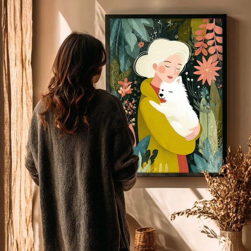 Elowyn Canvas Wall Painting With Black Frame media 4