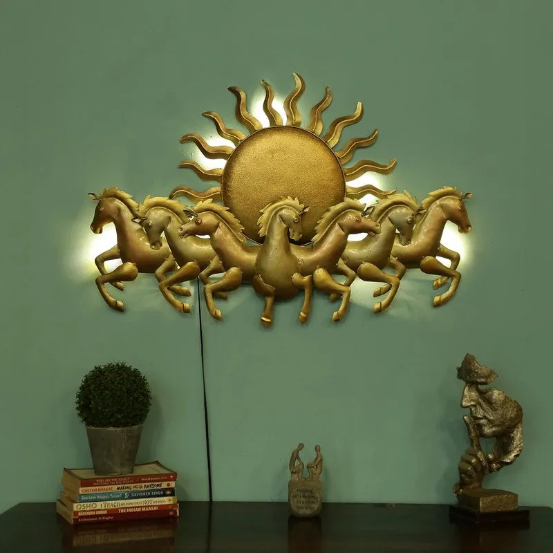 Vastu Horses Iron Wall Accents media 3