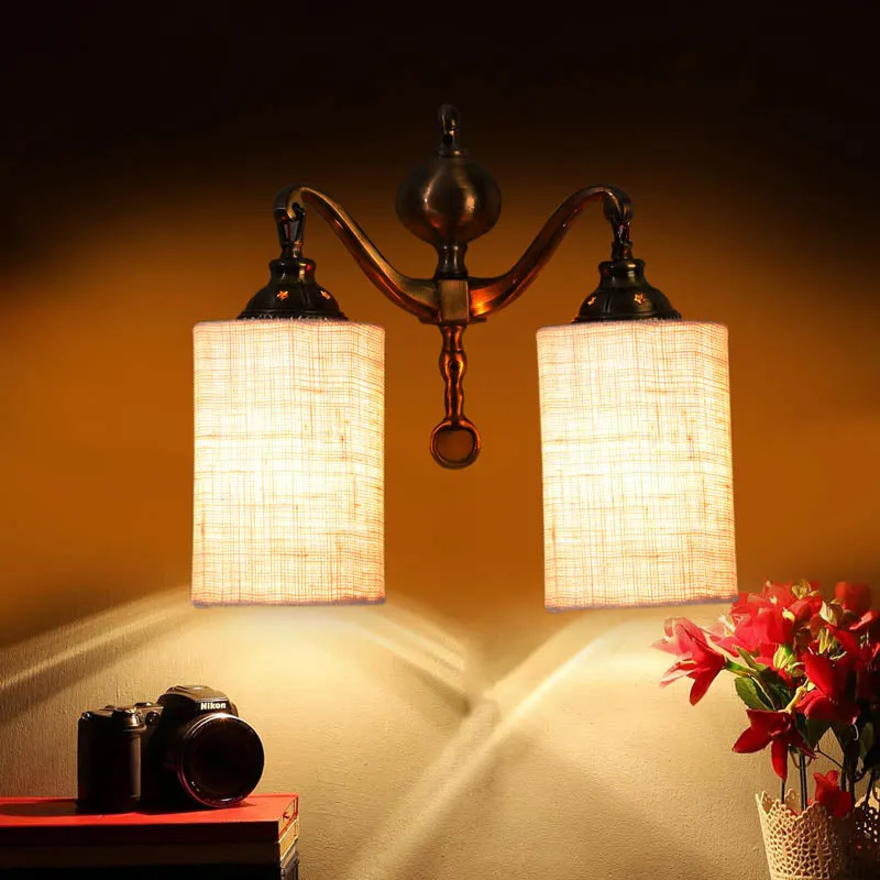 Gypsy Cylindrical Metal Wall Lamp media 4