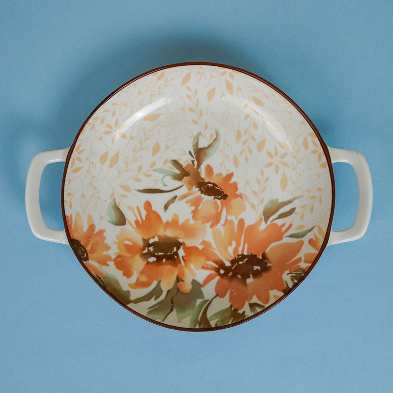 Sunflower Glow Porcelain Serving Set - Four Piece Set media 5