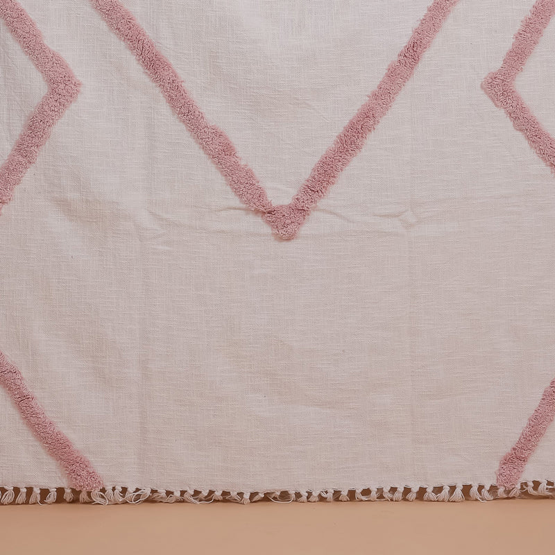 Woven Roots Cotton Throw - Pink media 5