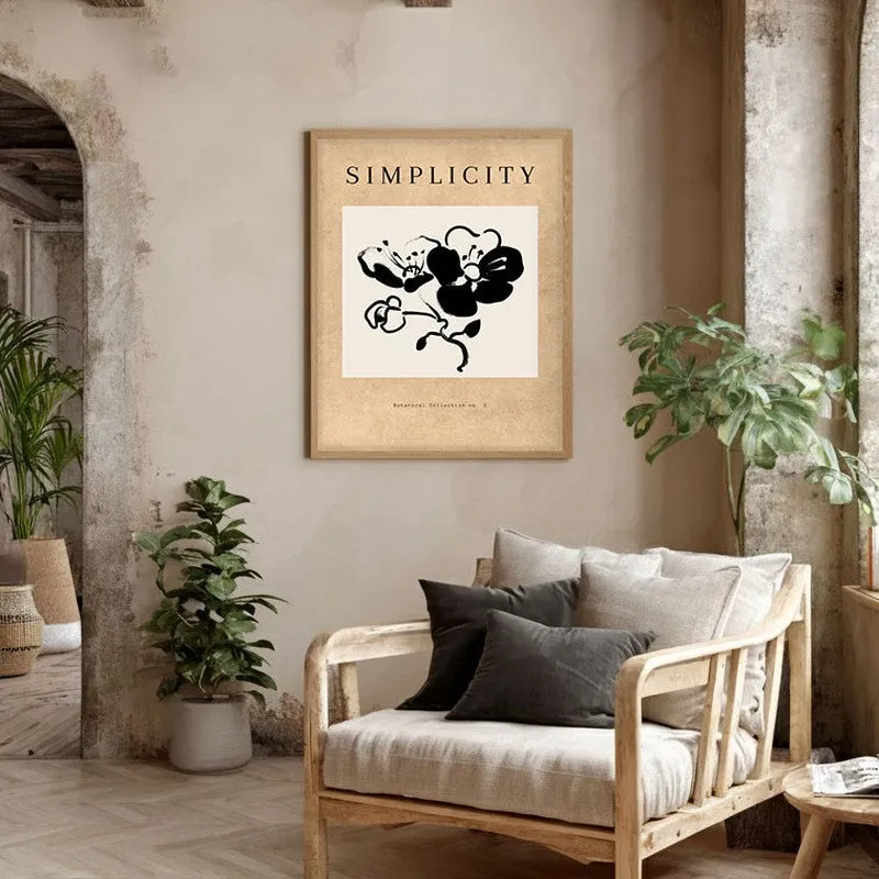 Florenza Canvas Wall Painting With Brown Frame media 5