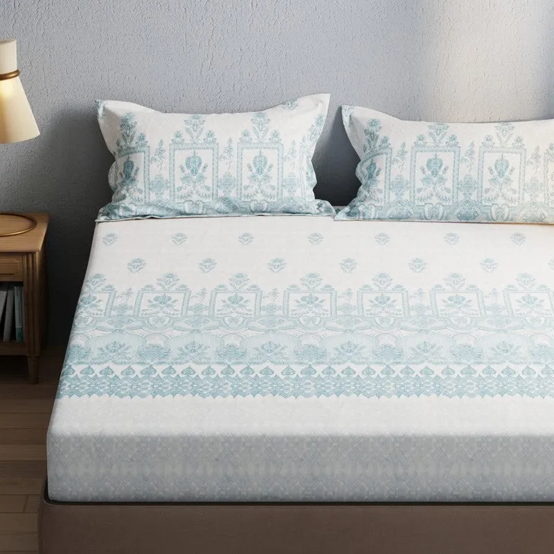 Wyril Bedsheet (Blue) - 115 GSM media 3
