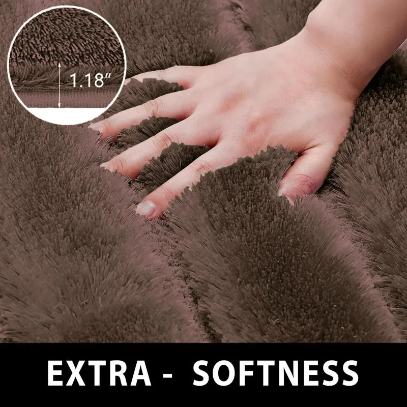 Toronto Touch Microfiber Bath Mat - Brown media 4