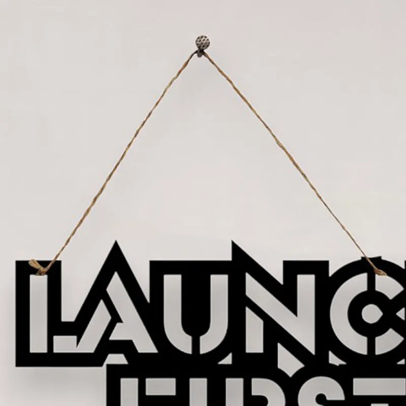 Launch First Panic Later Mild Steel Wall Accent media 4