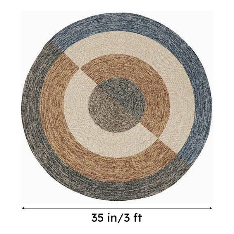 Agroda Round Cotton Rug media 8