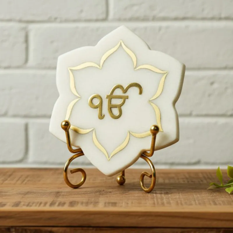 Ik Omkar Handcrafted Religious Table Accent media 1