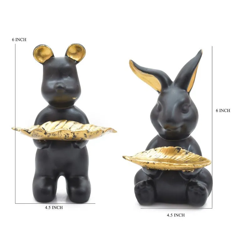 Bunny Buddie Showpiece - Set Of Two media 4